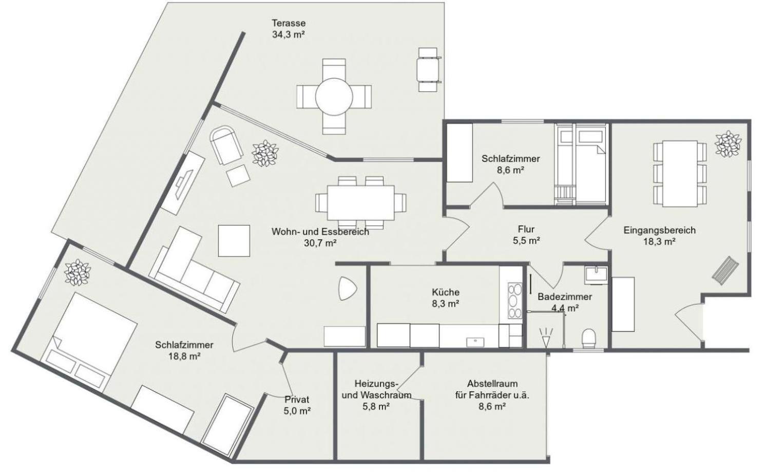 Freiraum Ferienhaus 헬렌탈 외부 사진